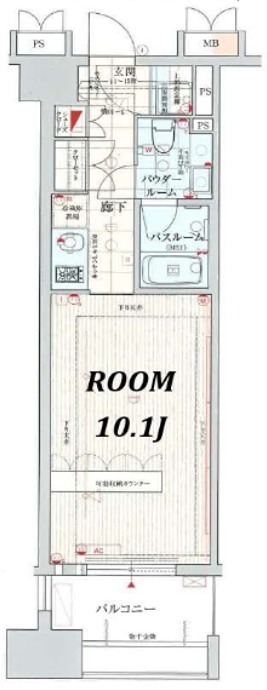 デュオン新大阪レジデンスの間取り