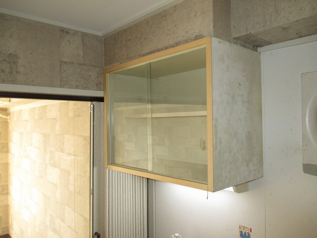 収納　キッチン上部の収納です