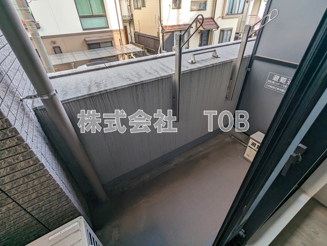 バルコニー　※クリーニング中の撮影※