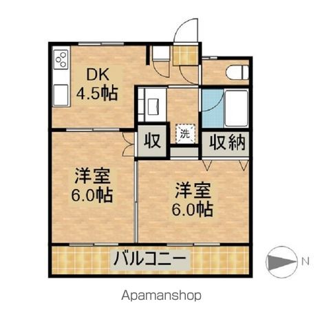 コーポ雅の間取り写真