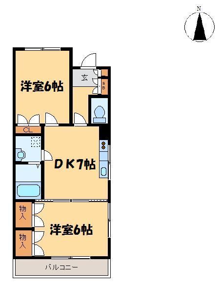 ルミナス出来島の間取り写真