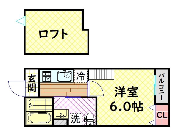 クレアーレ雅の間取り写真