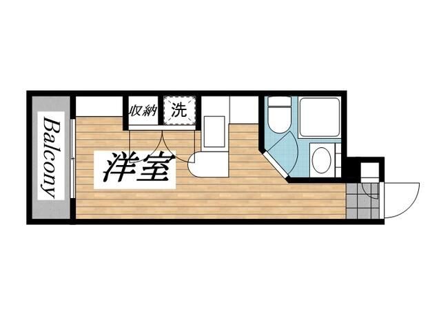 京急本線 生麦駅 徒歩3分 4階建 築36年の間取り写真