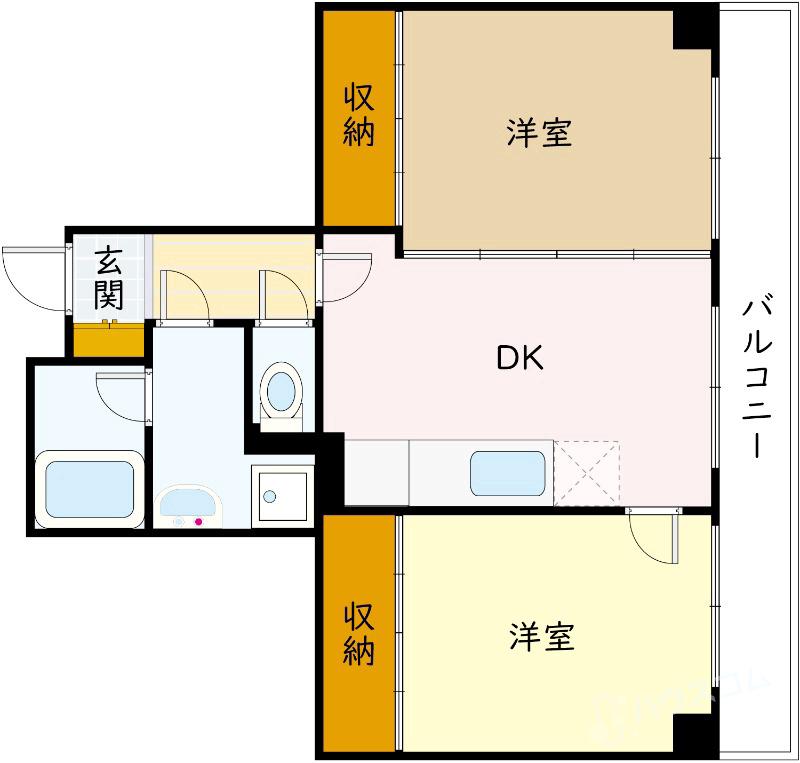 地下鉄御堂筋線 江坂駅 徒歩18分 5階建 築31年の間取り写真