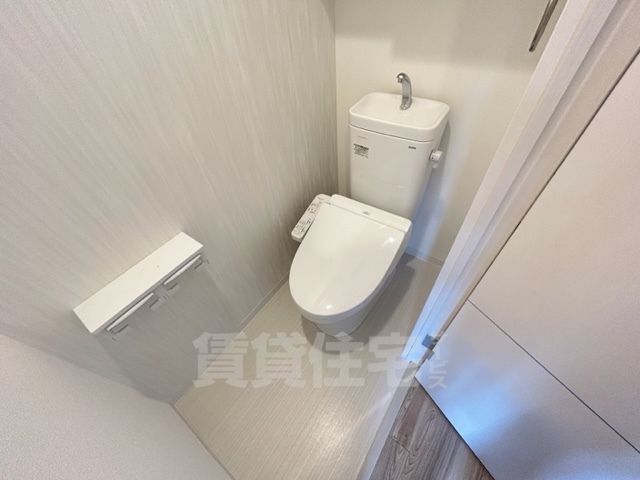 ＪＲ大阪環状線 寺田町駅 徒歩4分 8階建 築4年のトイレ写真