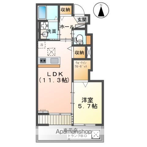 ルピナス Aの間取り写真