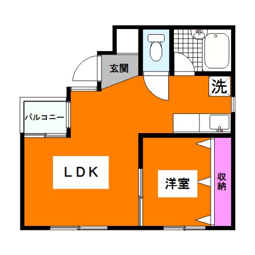 ＪＲ山手線 目黒駅 徒歩12分 3階建 築30年の間取り写真