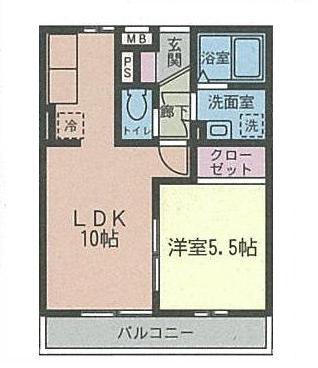 マレアガーデン新横浜Aの間取り写真