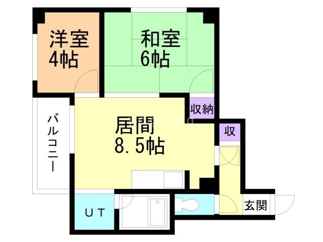 旭川２・３ビルの間取り