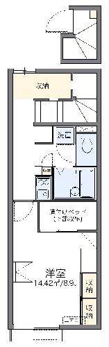 レオパレスやしおIIの間取り