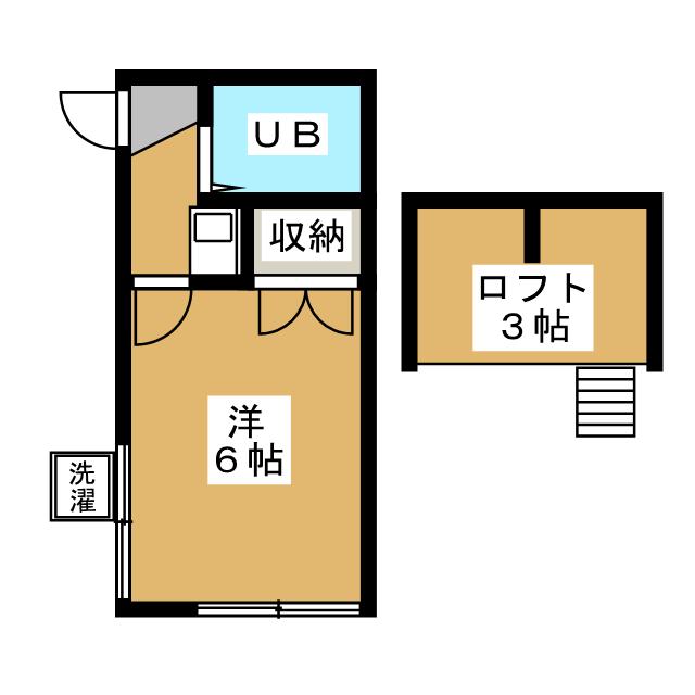 レオパレス白楽の間取り