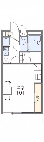 レオパレスレオ２１の間取り