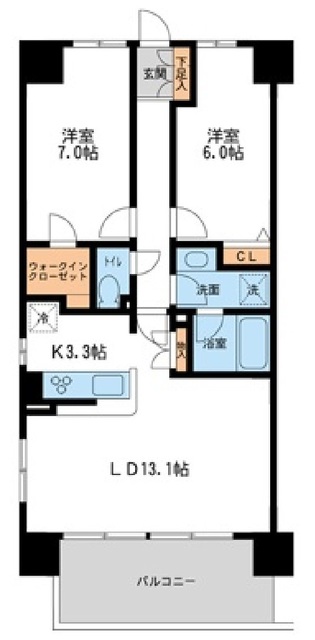 レジディア南千住の間取り