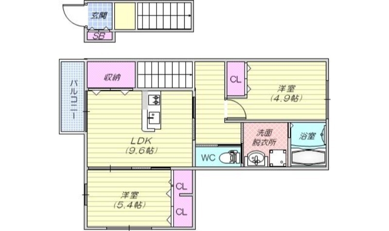 フレシール摩耶の間取り