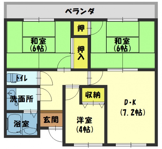 グレースシャトーの間取り