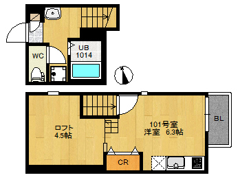 RIZEST長町の間取り