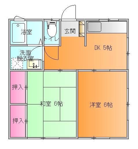 アサヒコンフォートの間取り