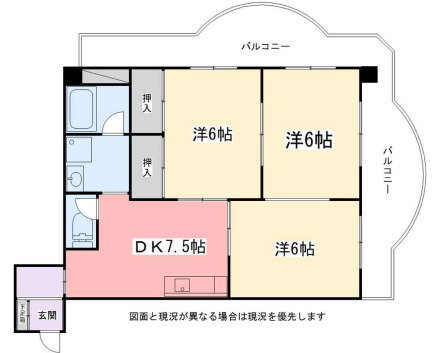 ダイヤモンドコーポの間取り