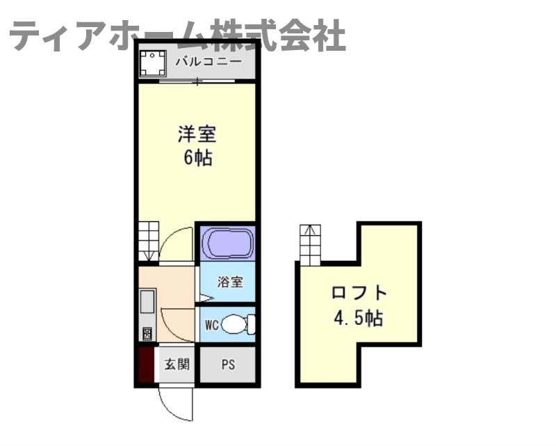 橿原市縄手町のマンションの間取り