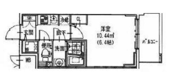 【神戸市中央区相生町のマンションの間取り】