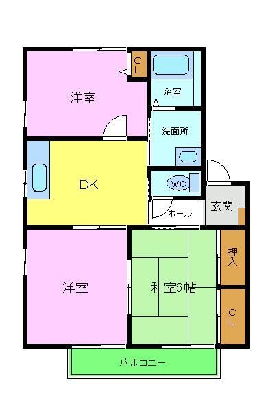 【ＤＡＩＫＥＮＮ浜寺南町　Ｅ棟の間取り】