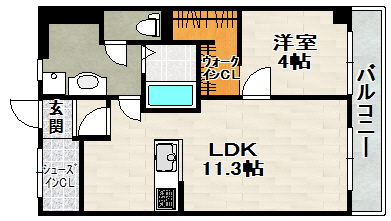 メゾン加茂の間取り