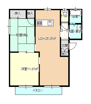 ラ・フラールの間取り