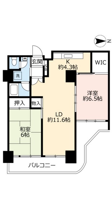 ＵＲ武庫川の間取り