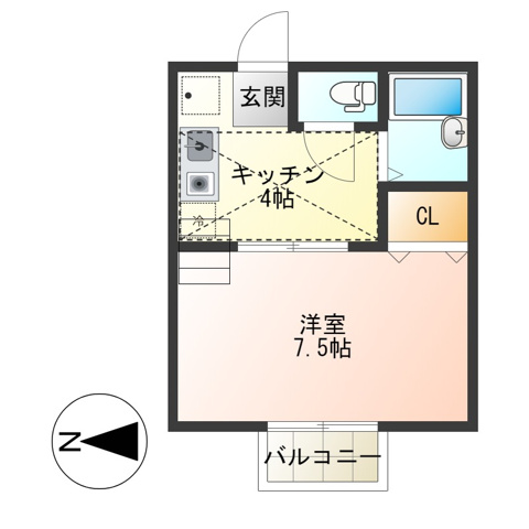 システィハイムの間取り