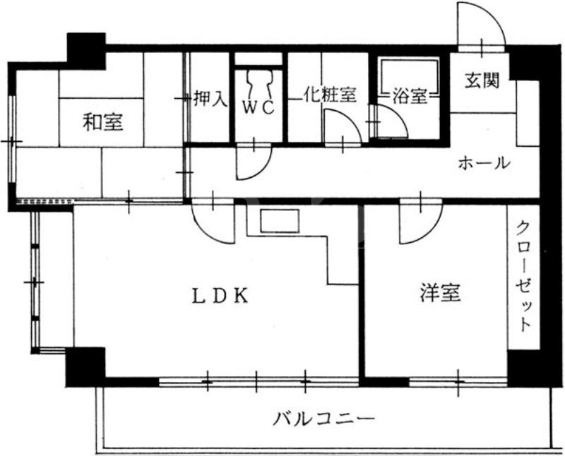 プライムモア藤崎の間取り