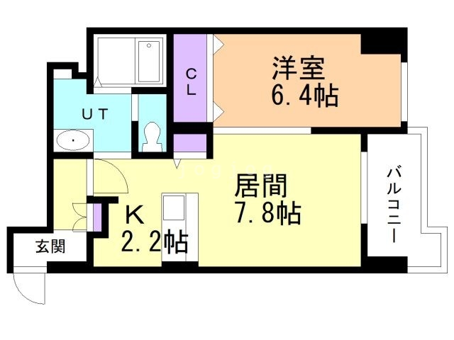 【オルムドグランメール大通の間取り】