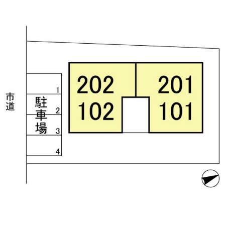 【シンフォニー加藤の駐車場】