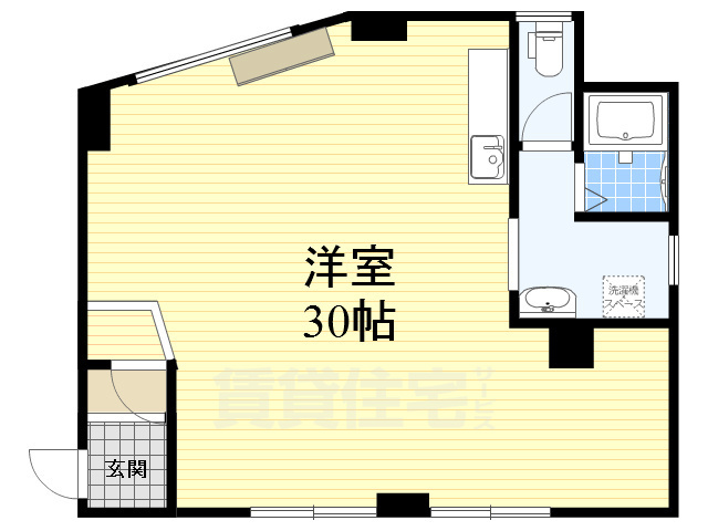 吹田市元町のマンションの間取り