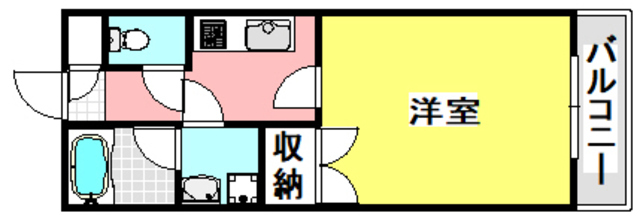 吹田市山田東のマンションの間取り