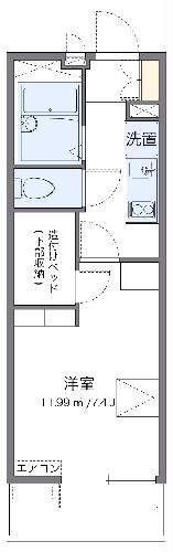 レオパレスエクセランの間取り