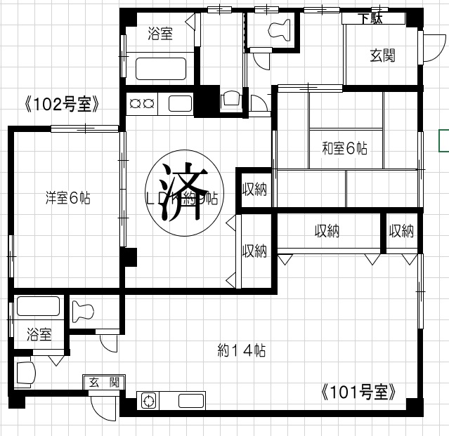 サンヒルズの間取り