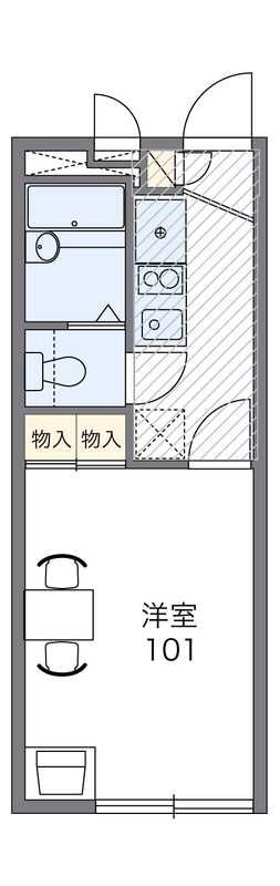 藤沢市花の木のマンションの間取り