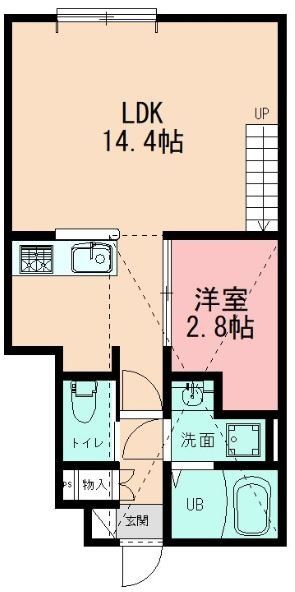 （仮）十日市場新築APの間取り