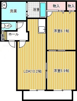 フィールドシティAの間取り