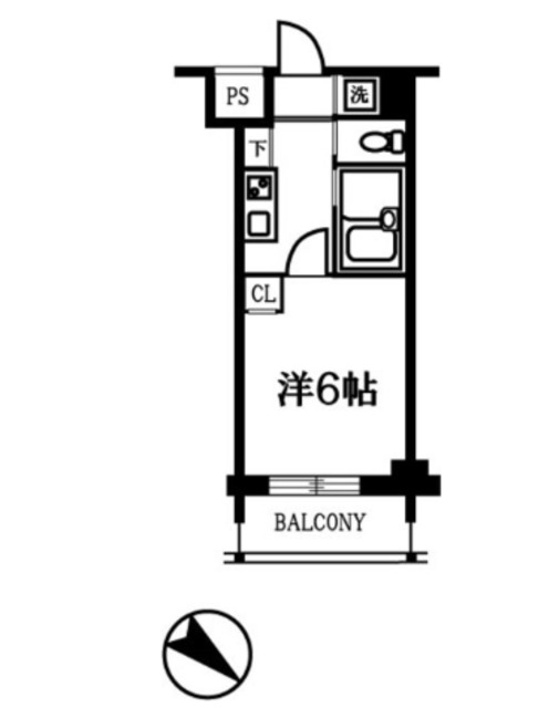 トーシンフェニックス芝浦ベイフォートの間取り