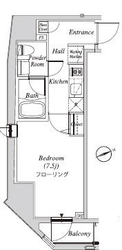 クレセント虎ノ門新橋の間取り