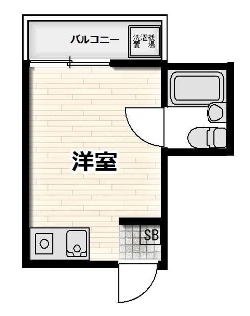 ヒューチャーハイム昭島の間取り