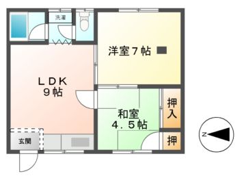 巾クレストの間取り