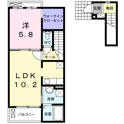 クロスローズの間取り