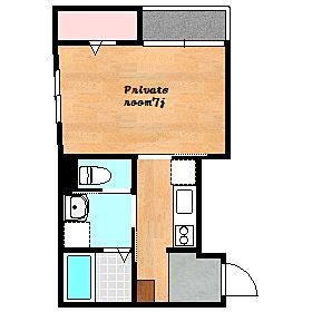 鹿児島市郡元のマンションの間取り