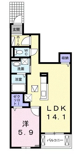 アポロンAの間取り