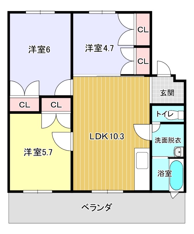 ウイング平敷屋の間取り