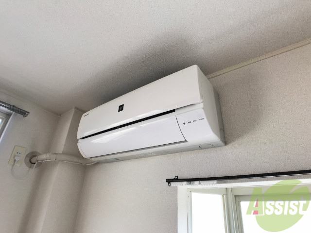 その他設備　エアコンが設置してありますので、寒暖対策もばっちり。