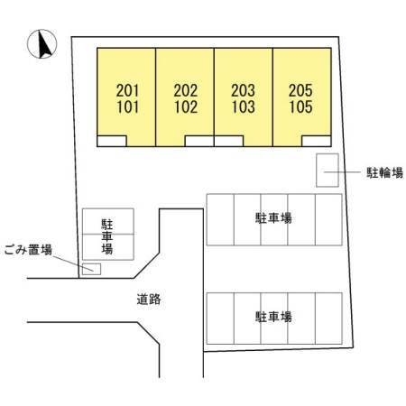 駐車場　敷地内に駐車場があります。