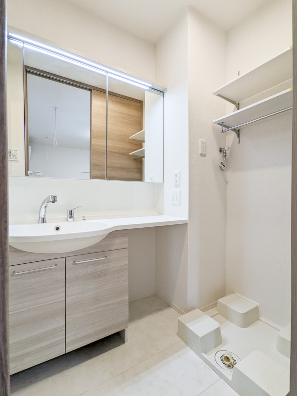 洗面設備　図面と現状に相違がある場合には現状を優先